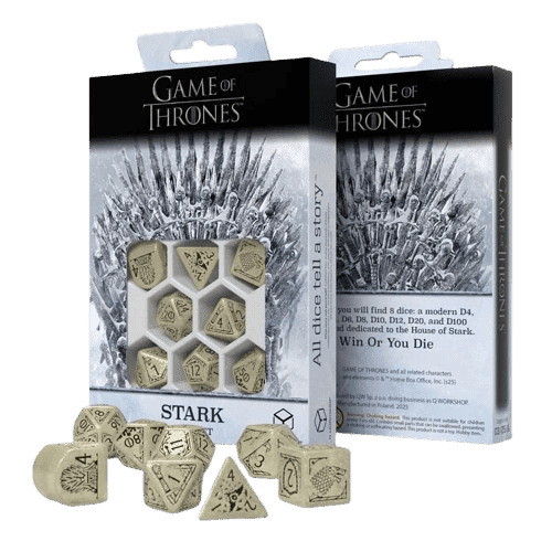 Sada kostek Game of Thrones: Stark