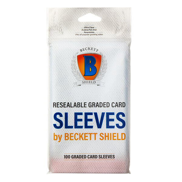 Obaly na karty Beckett Shield Standard Graded Resealable - 100 ks
