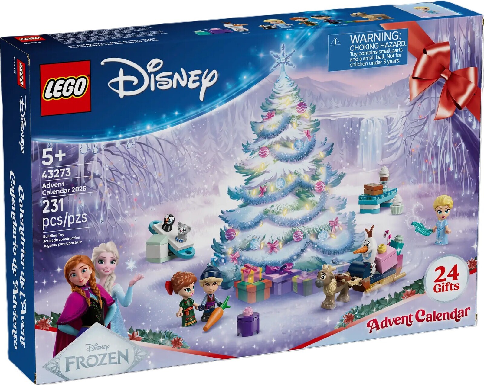 LEGO LEGO® ǀ Disney Ledové království Adventní kalendář 2025 43273
