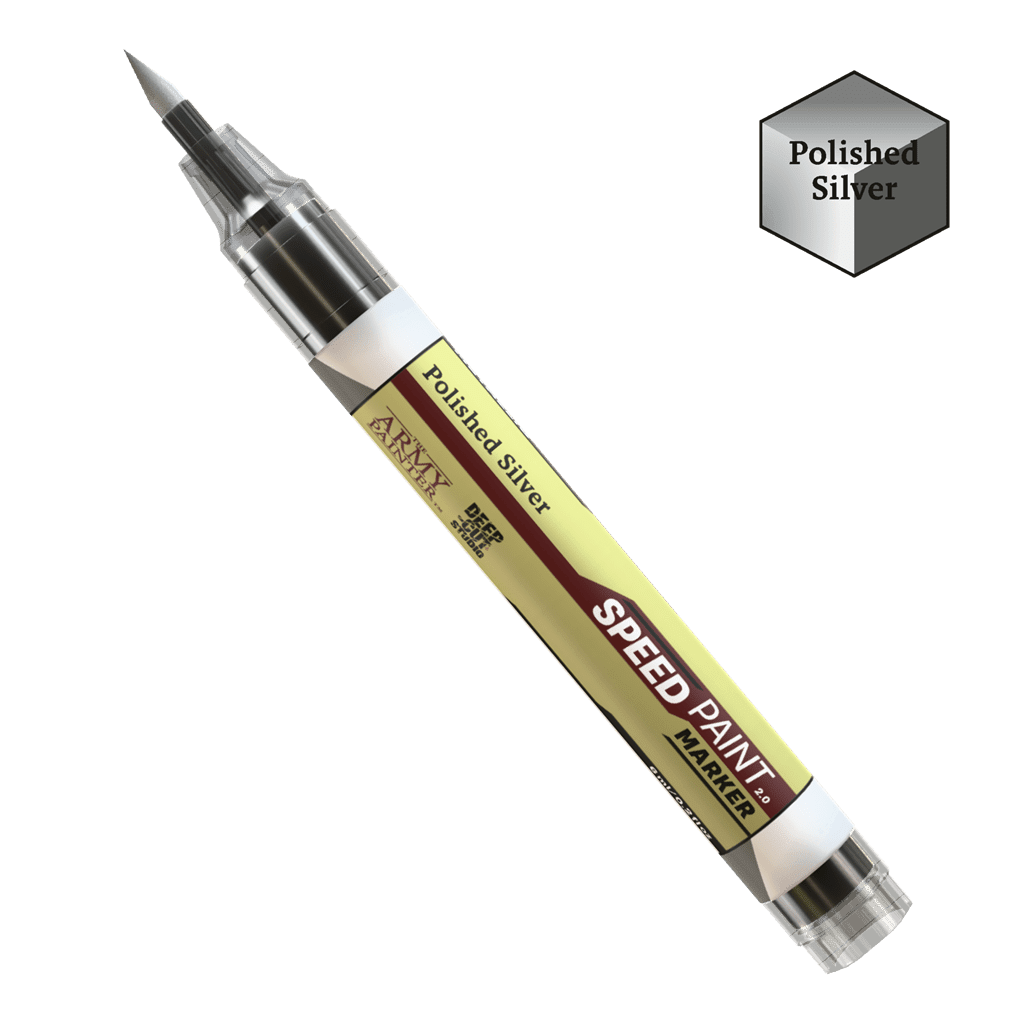 Army Painter - Speedpaint Marker: Polished Silver