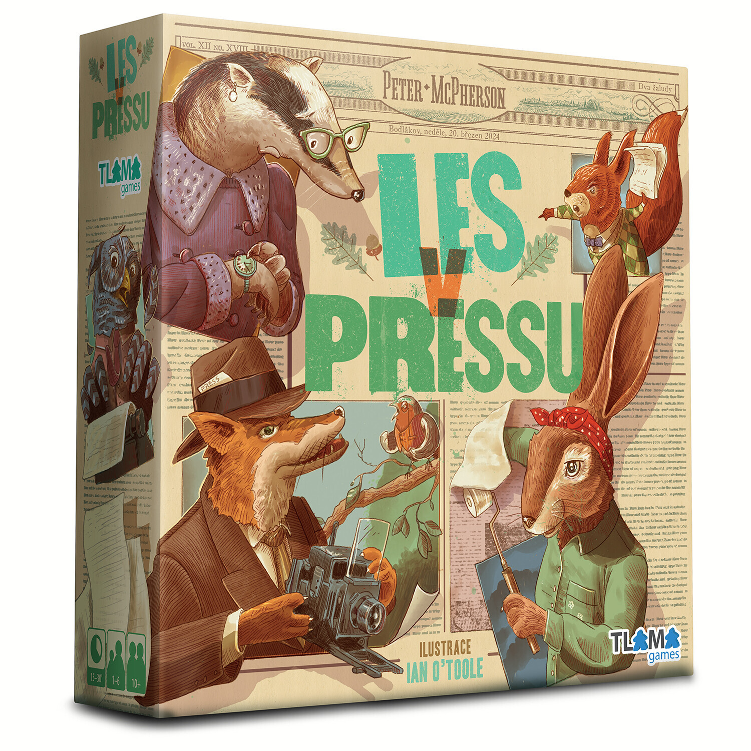 TLAMA games Poškozené - Les v pressu