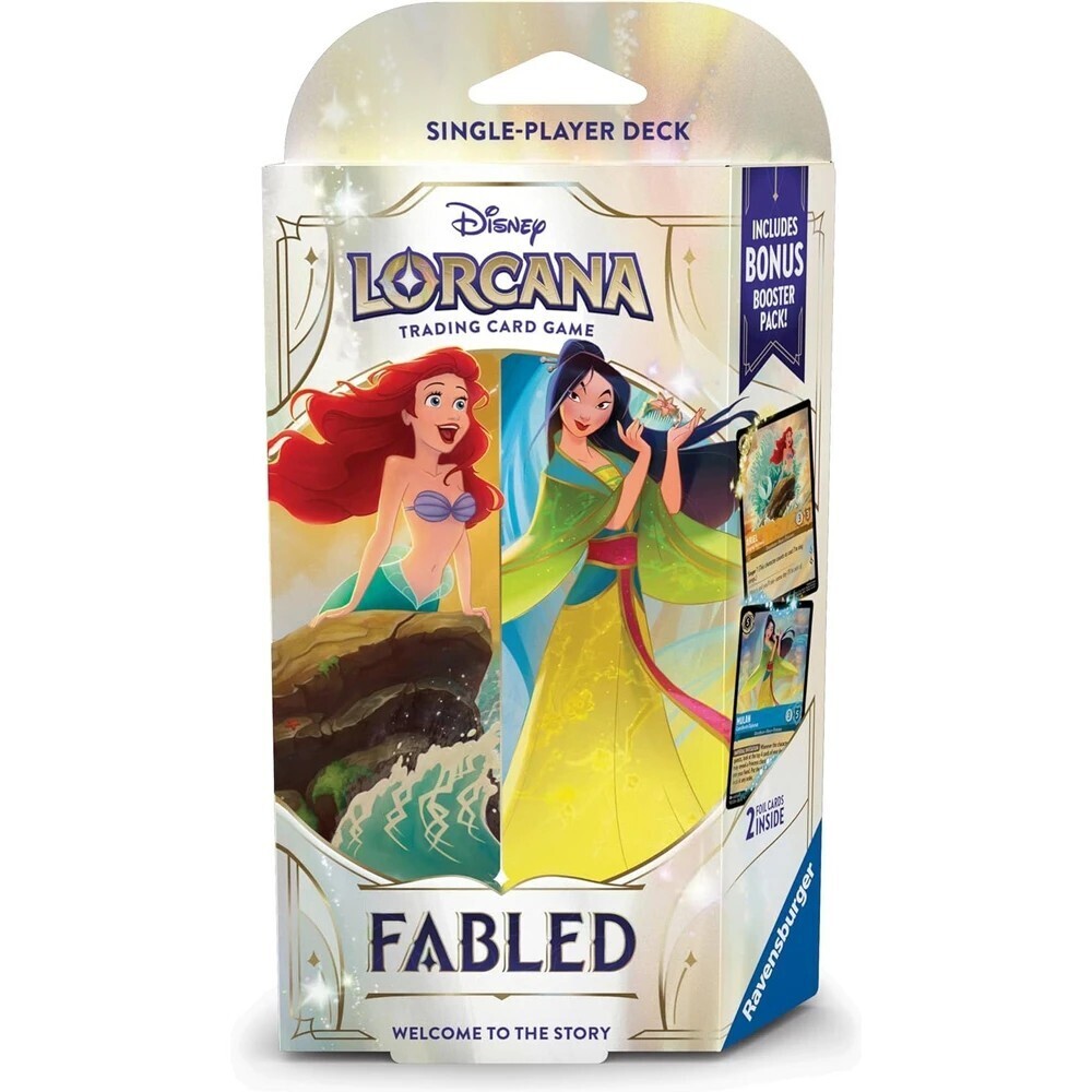 Ravensburger Disney Lorcana: Fabled - Starter Deck Emerald & Ruby