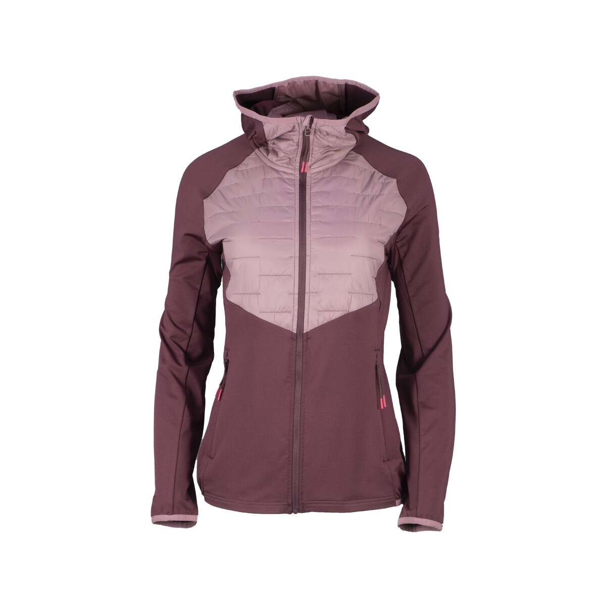Dámská hybridní bunda gts402442 fialová l