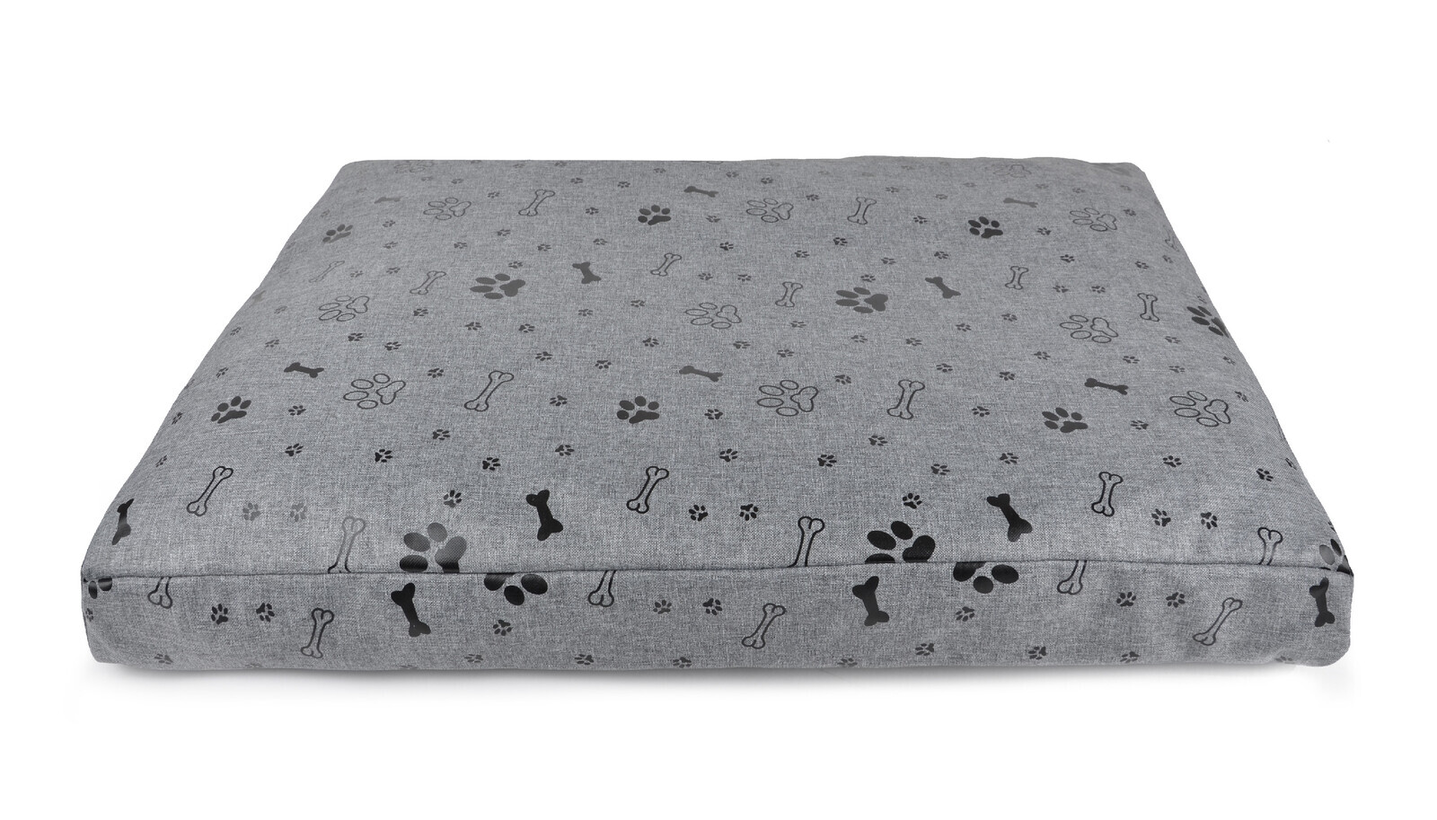 Matrace pro psy ROCKY šedá/černá XL 90x80x20 cm Mybesthome