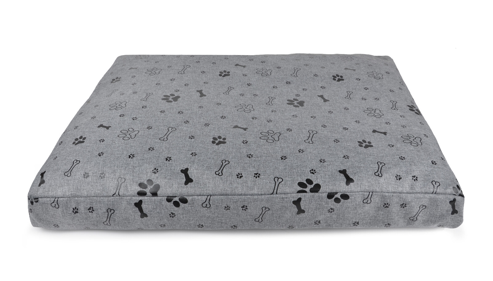 Matrace pro psy ROCKY šedá/černá 2XL 120x80x20 cm Mybesthome