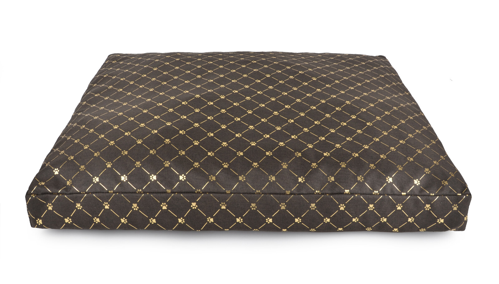 Matrace pro psy PLUTO hnědá/zlatá 2XL 120x80x15 cm Mybesthome