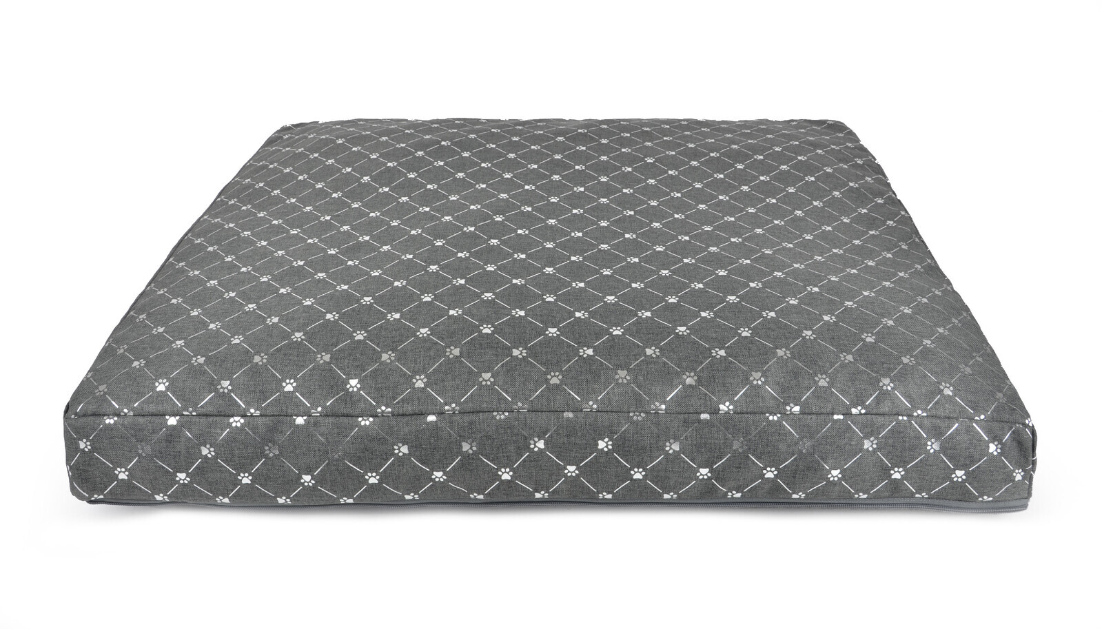 Matrace pro psy PLUTO antracit/stříbrná S 70x50x10 cm Mybesthome