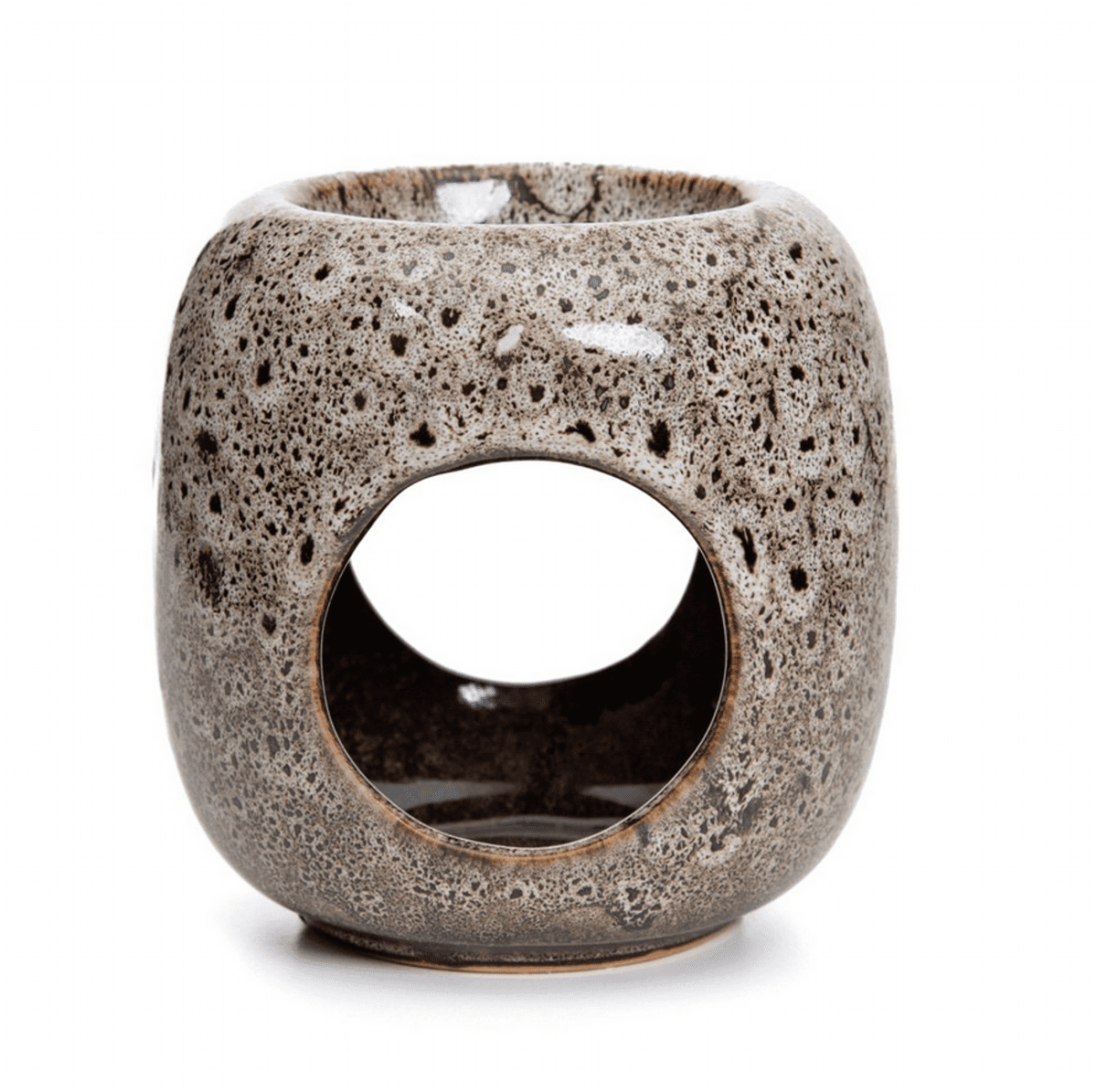 Aromalampička | RUFUS | keramické hnědá | 11x11x11 cm | 888620