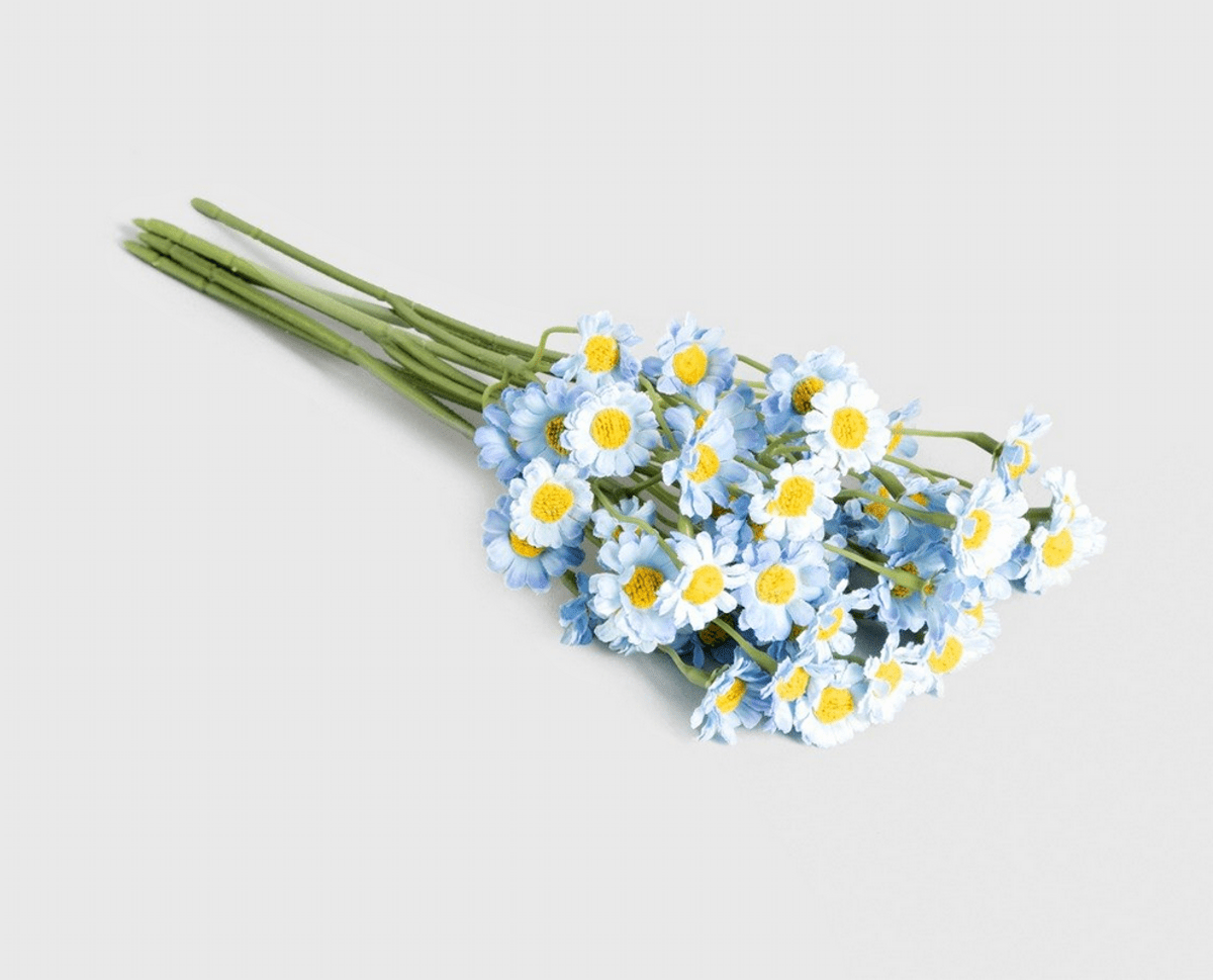 Květinová umělá kytice | VERMET | modrá | 27 cm | 745270