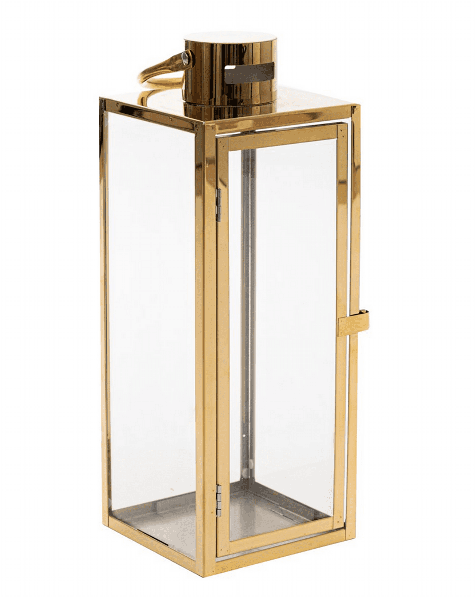 Lucerna | TONDO | zlatá | 18x18x50 cm | 806884