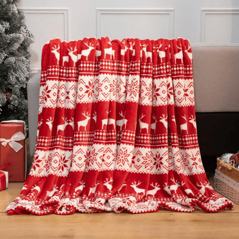 Vánoční deka mikrovláknová XMAS DAYS III. 160x200 cm Mybesthome