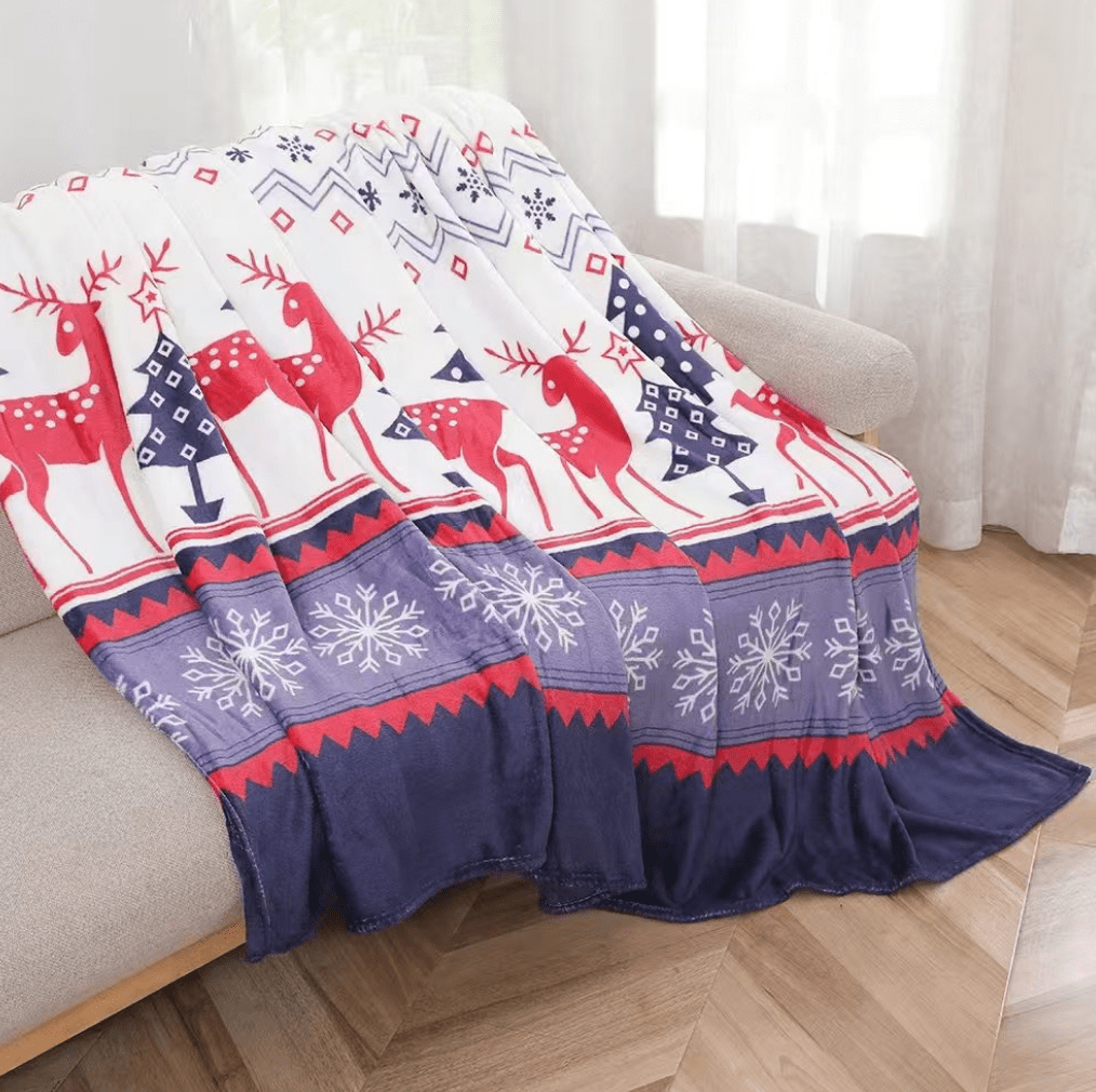 Vánoční deka mikrovláknová XMAS DAYS X. 160x200 cm Mybesthome