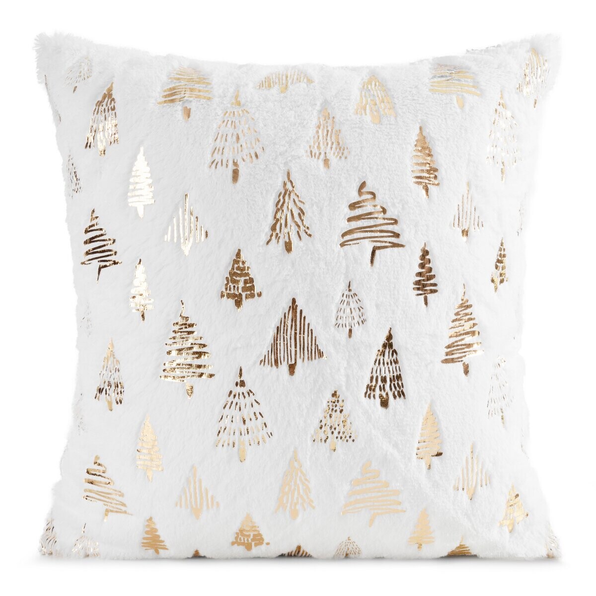 Vánoční polštář WOOD bílá 45x45 cm MyBestHome Varianta: Povlak na polštář, 45x45 cm