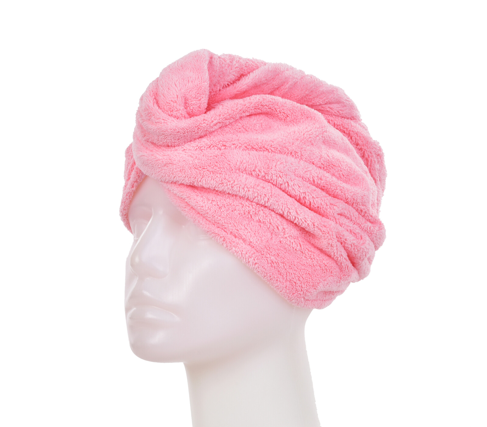 SPA | XL turban na sušení vlasů | exkluzivní LAGOON mikrovlákno | antistatický | proti lámání | růžový