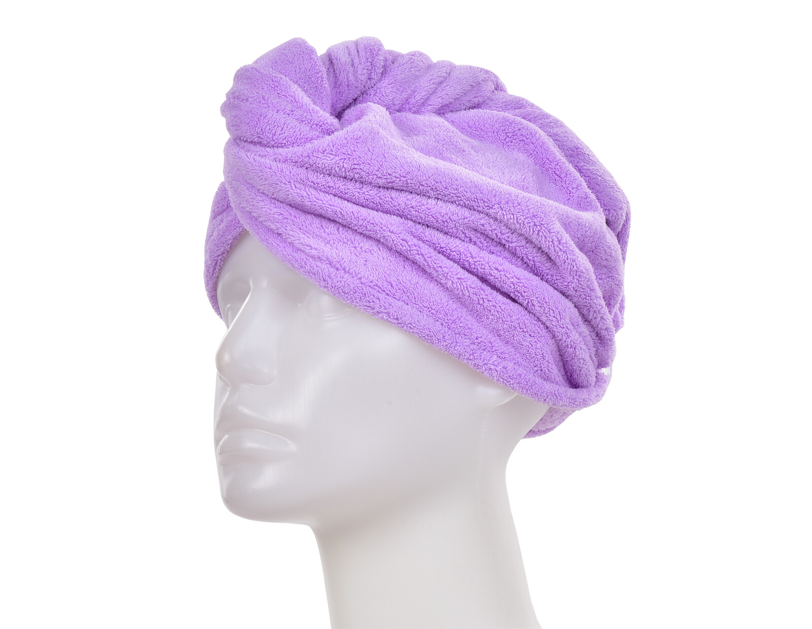 SPA | XL turban na sušení vlasů | exkluzivní LAGOON mikrovlákno | antistatický | proti lámání | fialový
