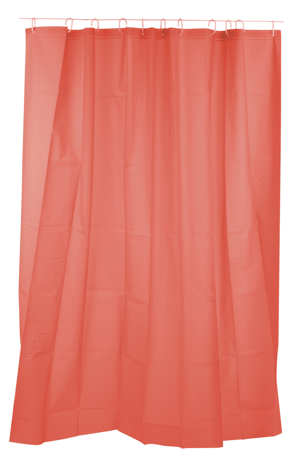 SPA | Koupelnový závěs se 12 kroužky | nepropustný | 180 × 180 cm | lososový