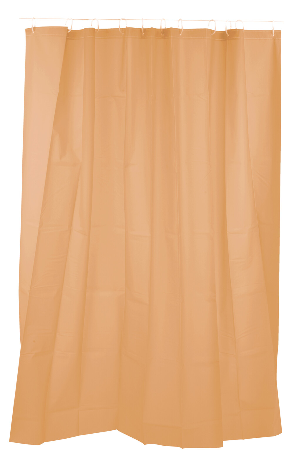 SPA | Koupelnový závěs se 12 kroužky | nepropustný | 180 × 180 cm | meruňkový