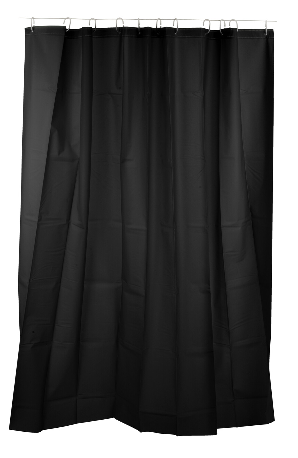 SPA | Koupelnový závěs se 12 kroužky | nepropustný | 180 × 180 cm | černý