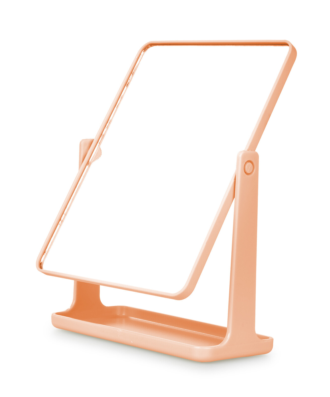 BEAUTY | 360° otočné kosmetické zrcadlo | na stojanu | elegantní pomocník pro líčení | meruňkové