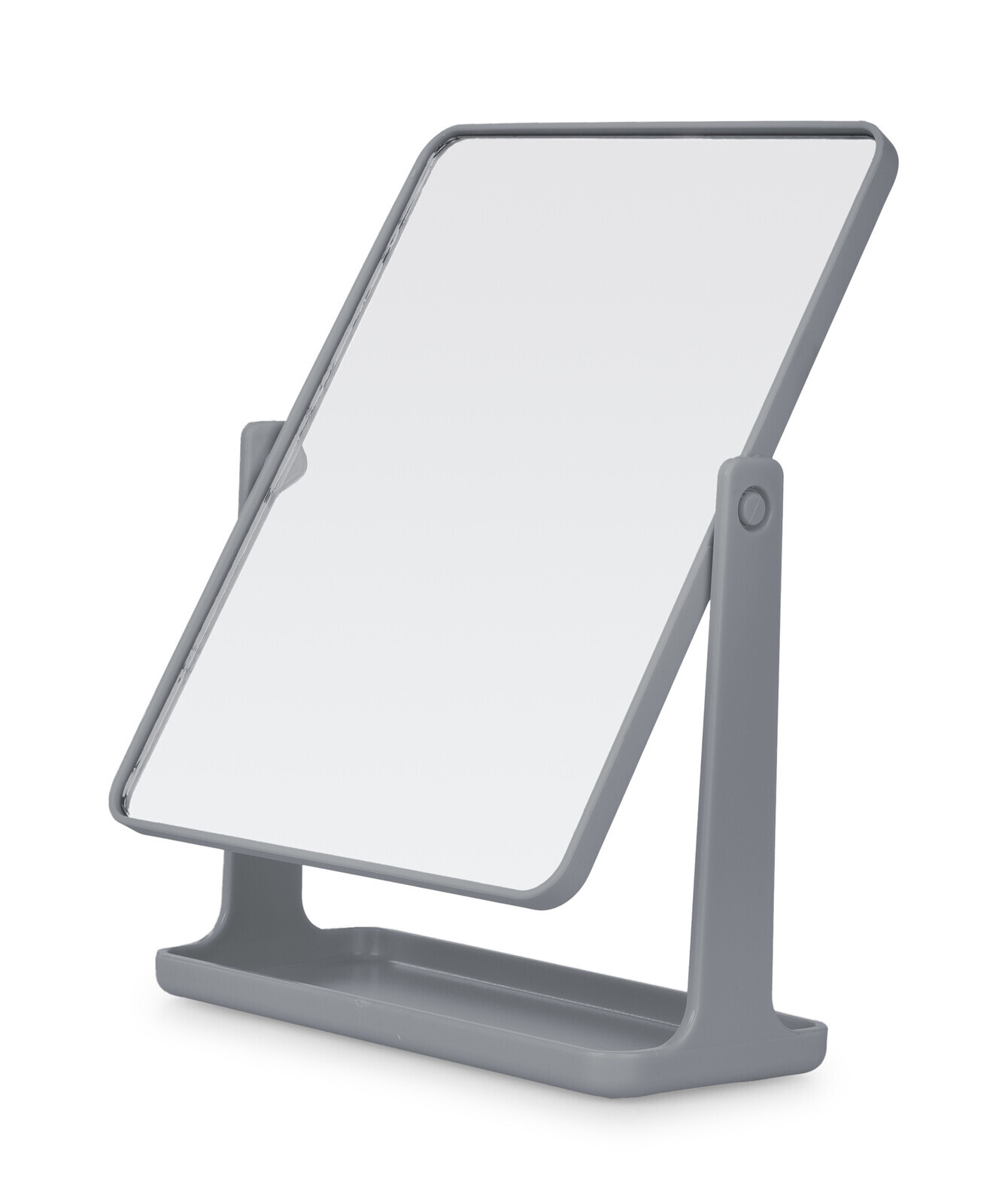 BEAUTY | 360° otočné kosmetické zrcadlo | na stojanu | elegantní pomocník pro líčení | šedé