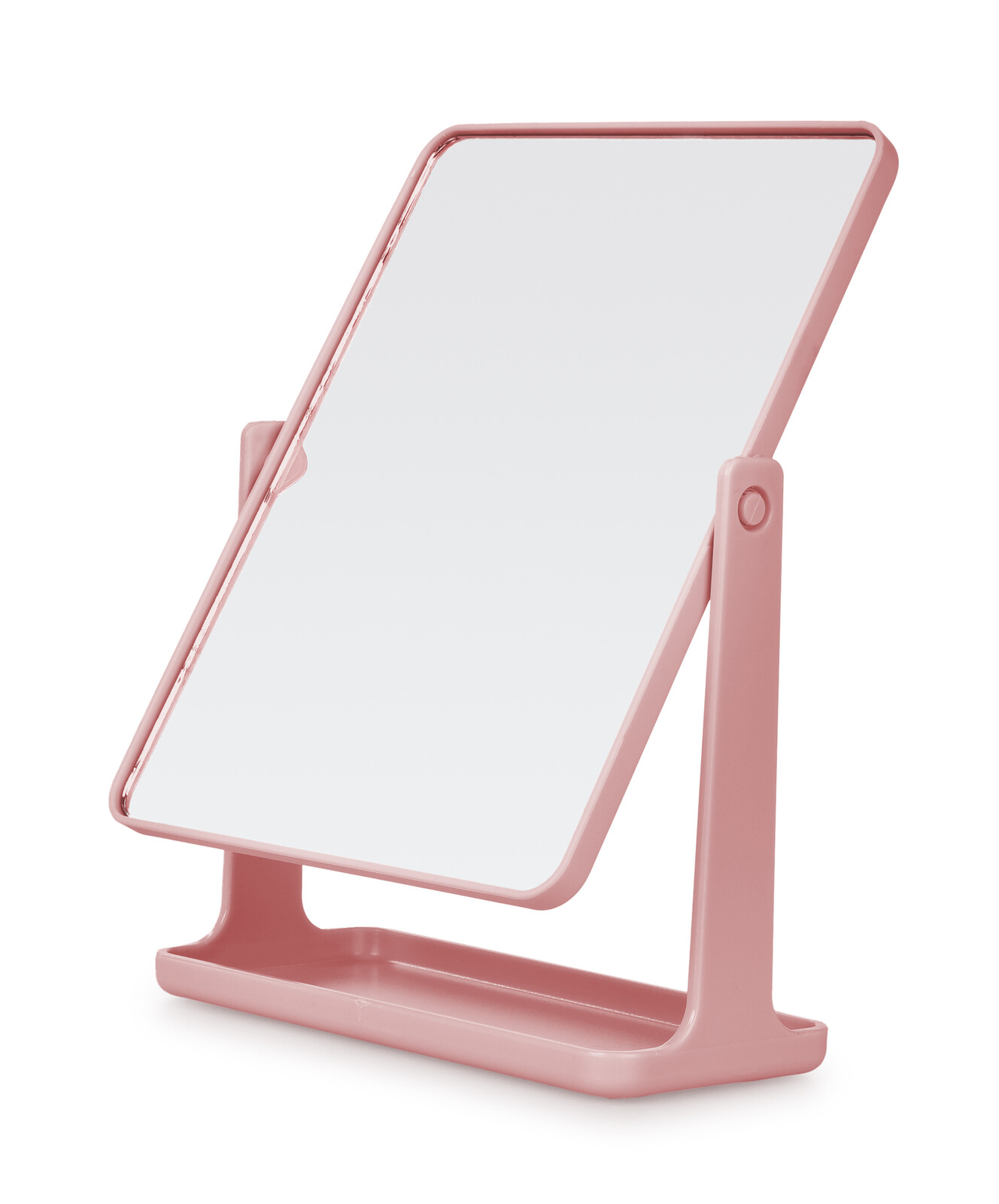 BEAUTY | 360° otočné kosmetické zrcadlo | na stojanu | elegantní pomocník pro líčení | růžové