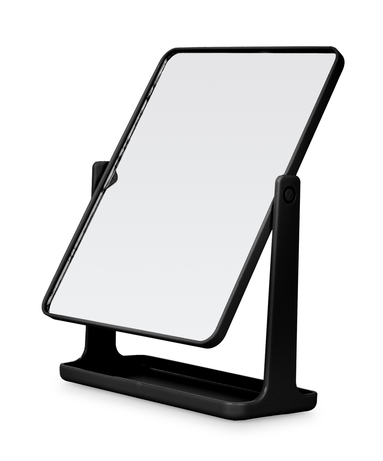 BEAUTY | 360° otočné kosmetické zrcadlo | na stojanu | elegantní pomocník pro líčení | černé