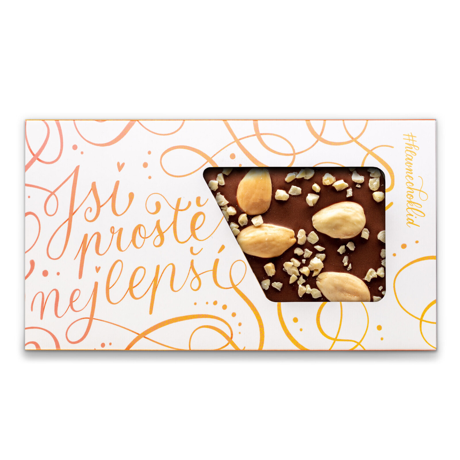 Choklid Jsi prostě nejlepší | 55% čokoláda s mandlemi