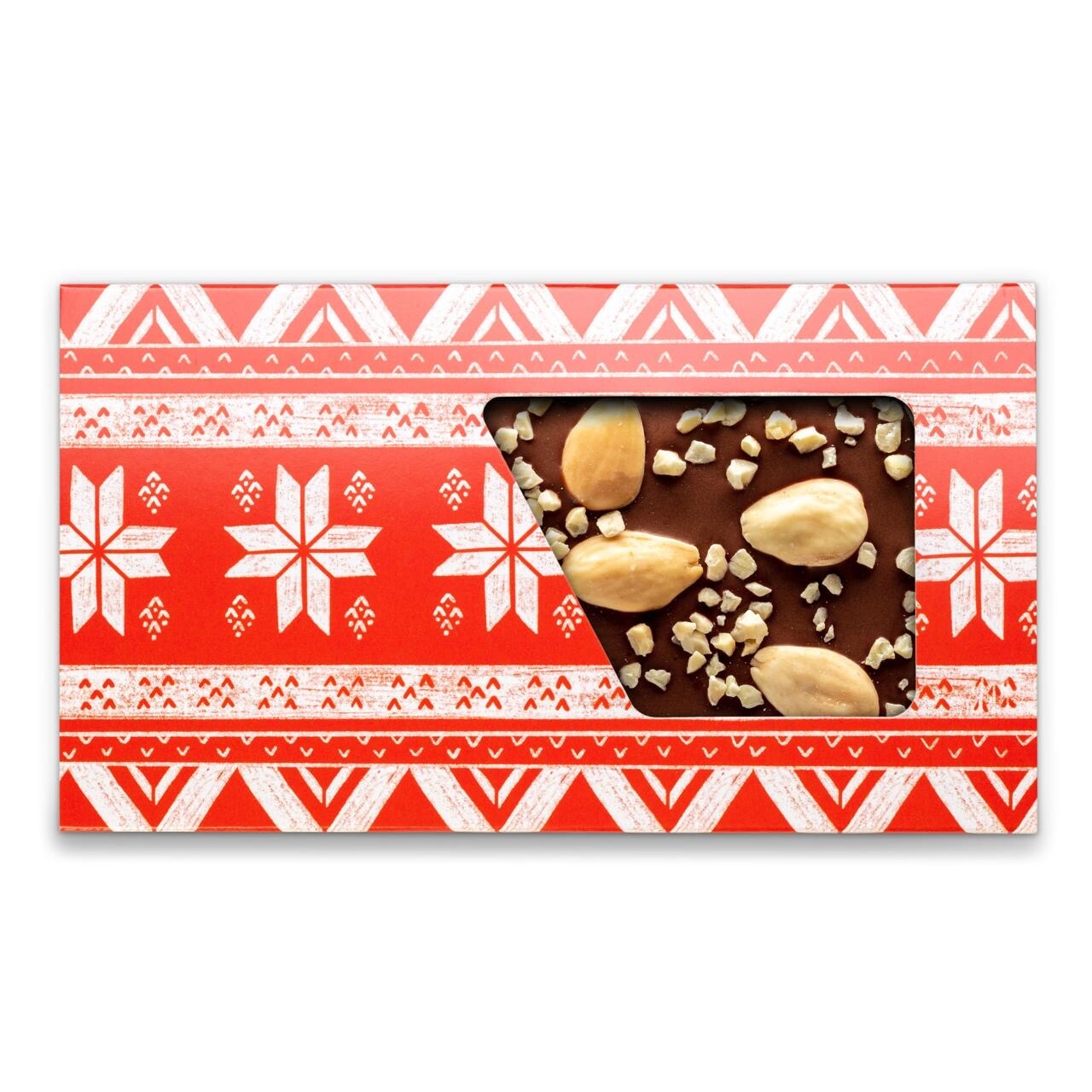 Choklid Vánoční dárek | 55% čokoláda s mandlemi