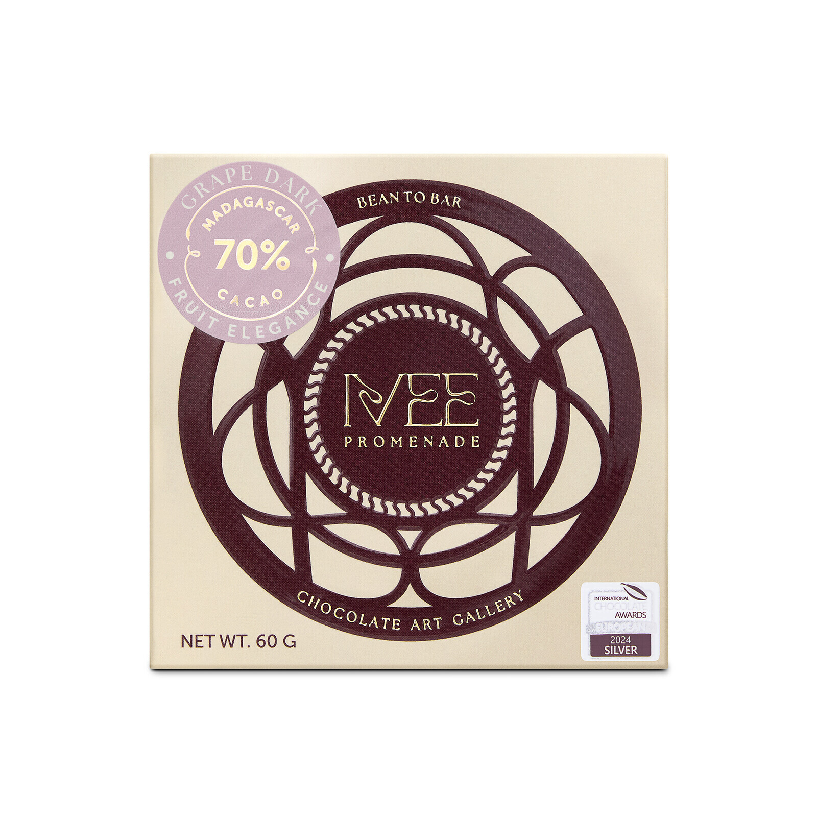 Ivee Promenade 70% Tmavá čokoláda Madagaskar - Hroznová
