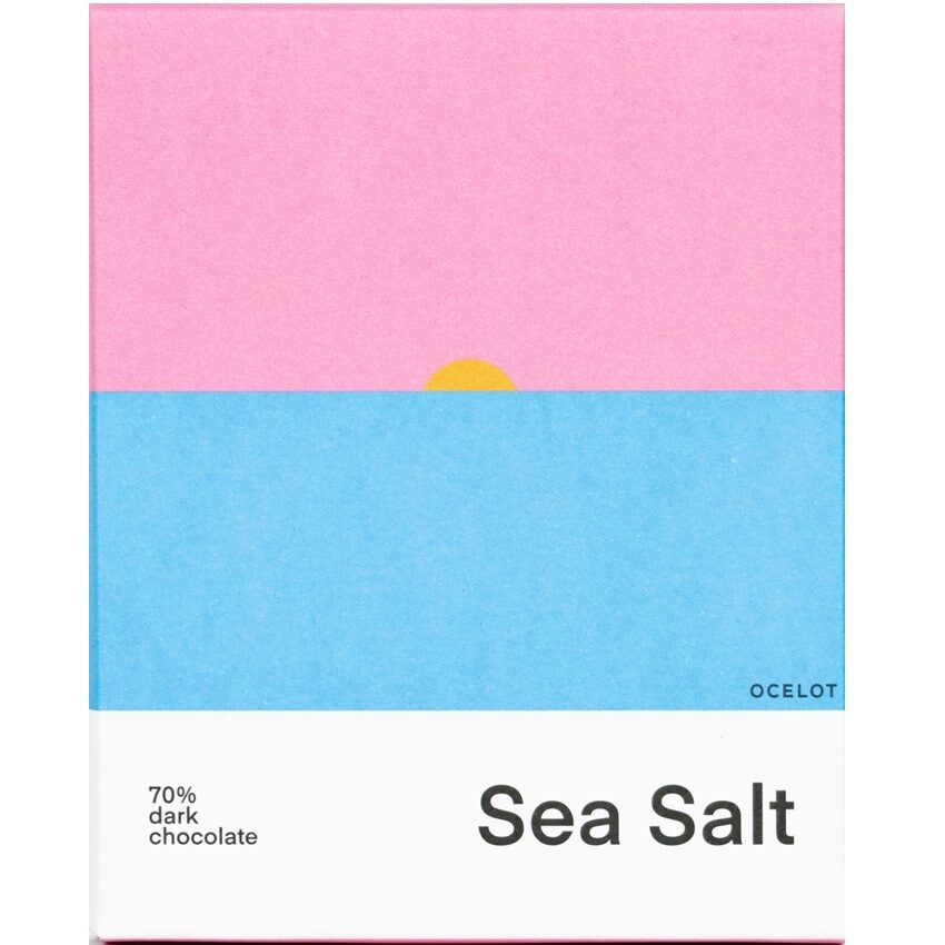 Ocelot Chocolate - Tmavá čokoláda 70% s mořskou solí BIO