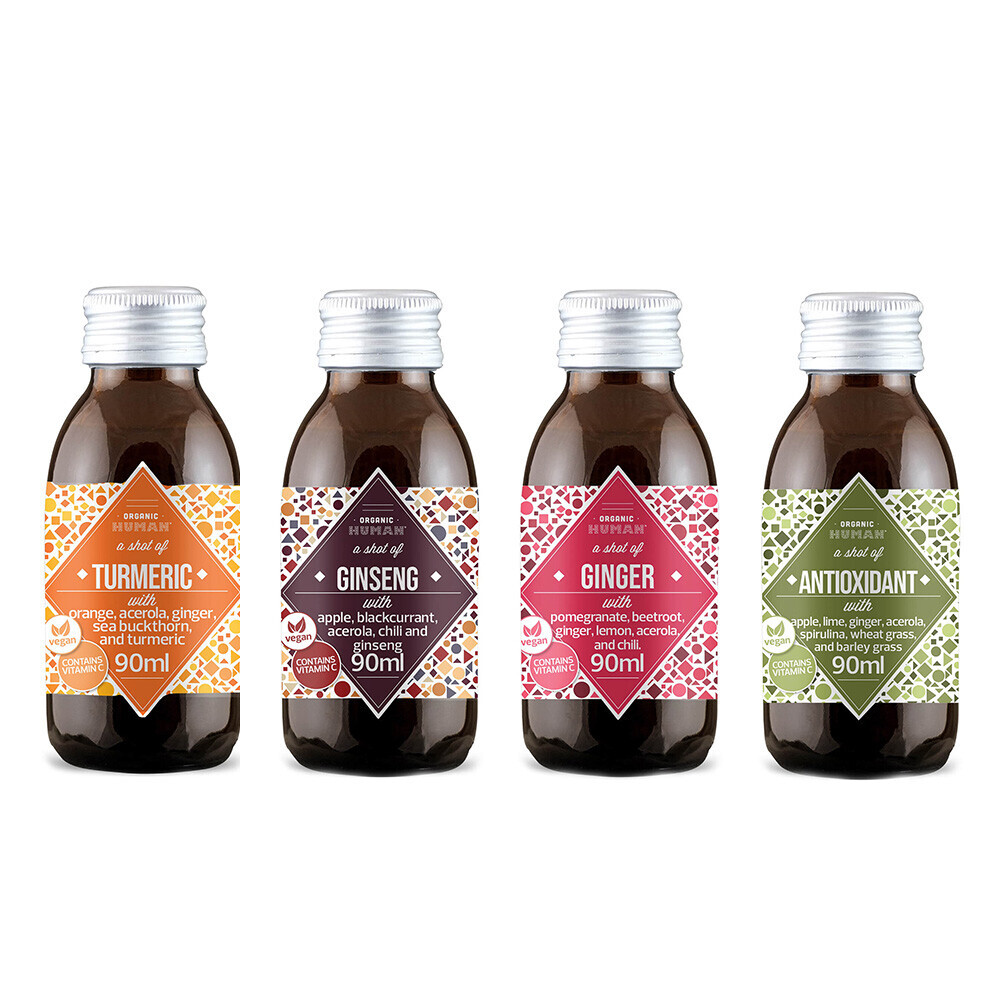 Organic Human Superfood Shots 3+1 zdarma