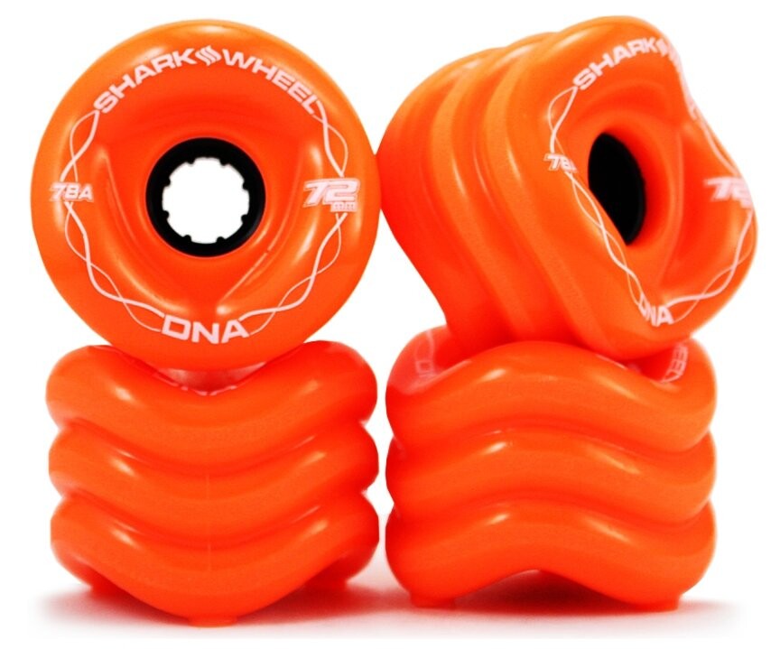 Shark Wheels - DNA 72mm 78a orange - kolečka (sada 4ks)