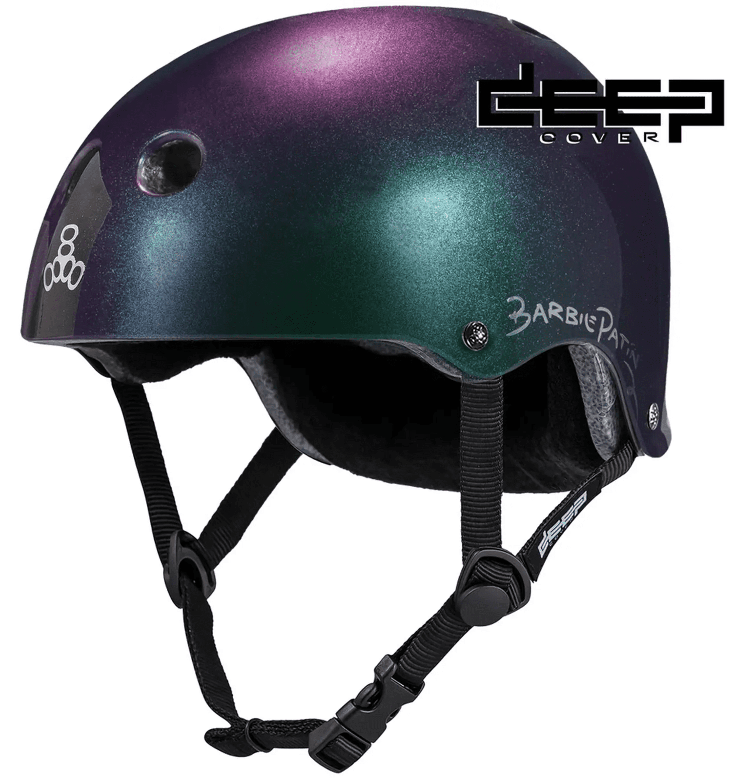 Triple Eight - Barbie Patin Deep Cover Helmet Chameleon - helma Velikost: XS/S