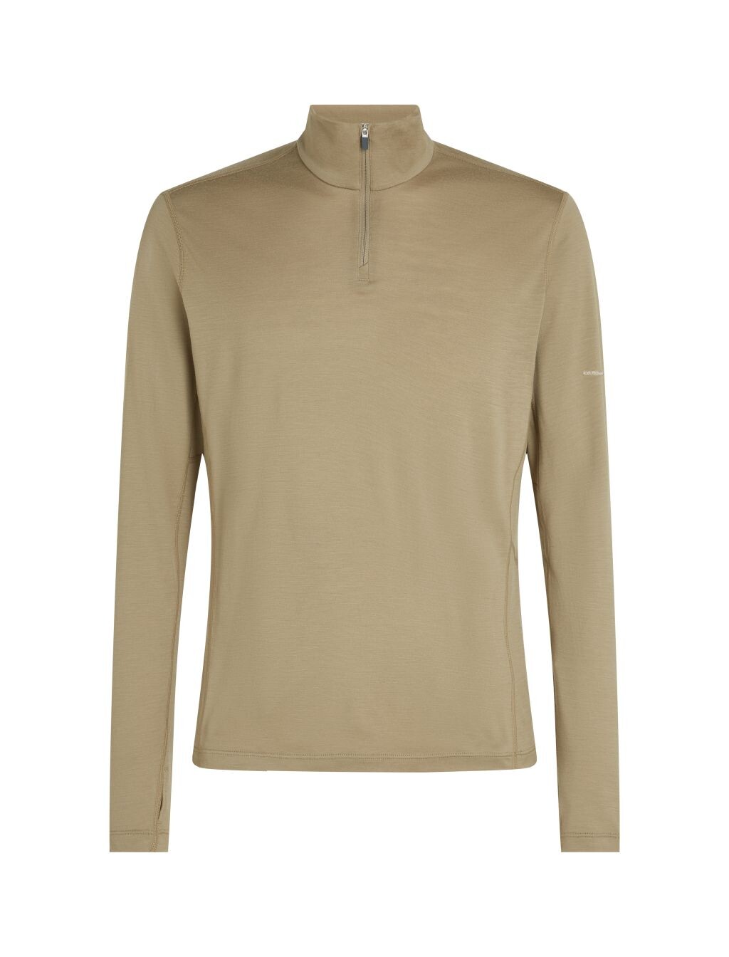 ICEBREAKER Mens 200 MFine Ace LS Half Zip Mock Neck, Flagstone velikost: L