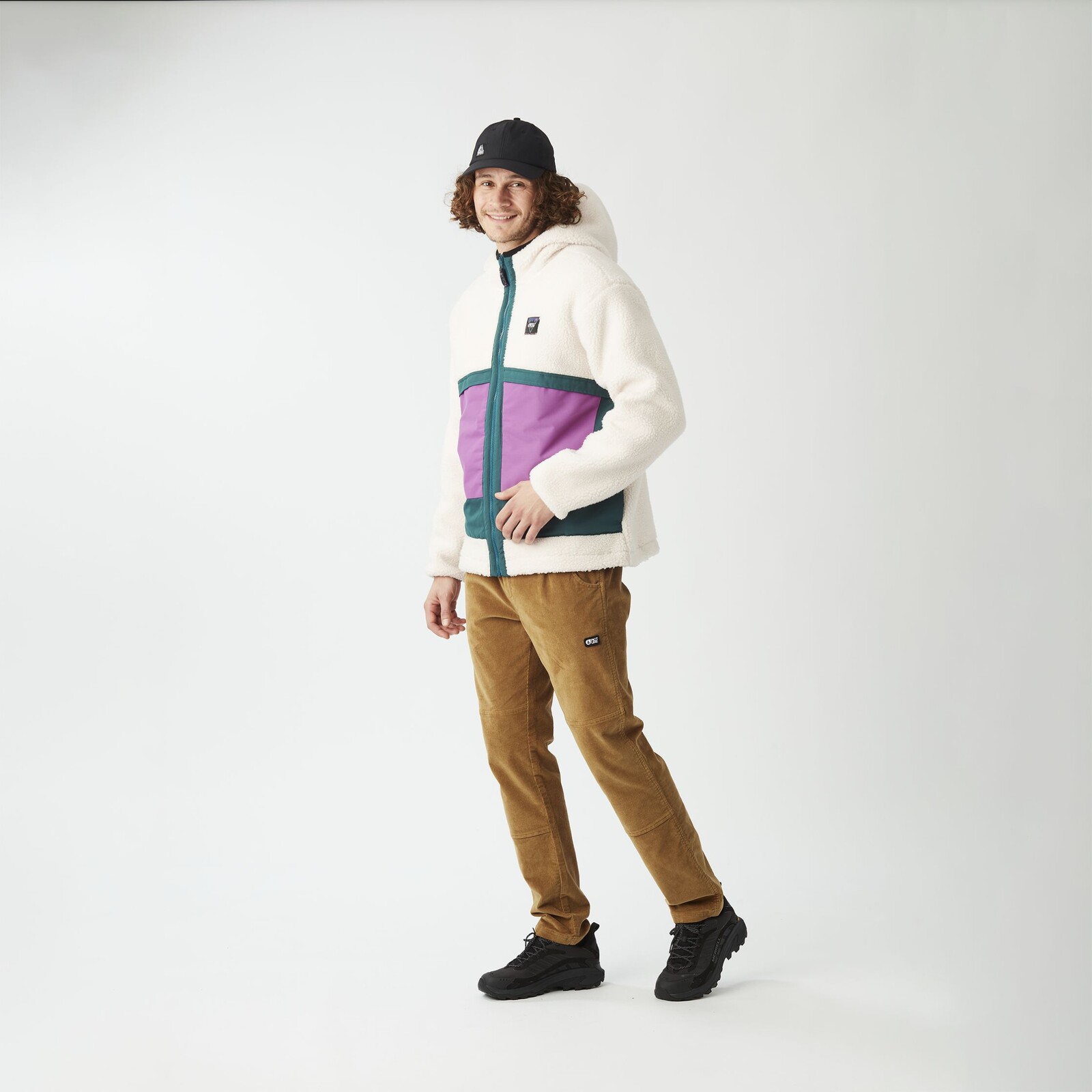 PICTURE Pmbton Hoodie, Tofu Deep Water velikost: L