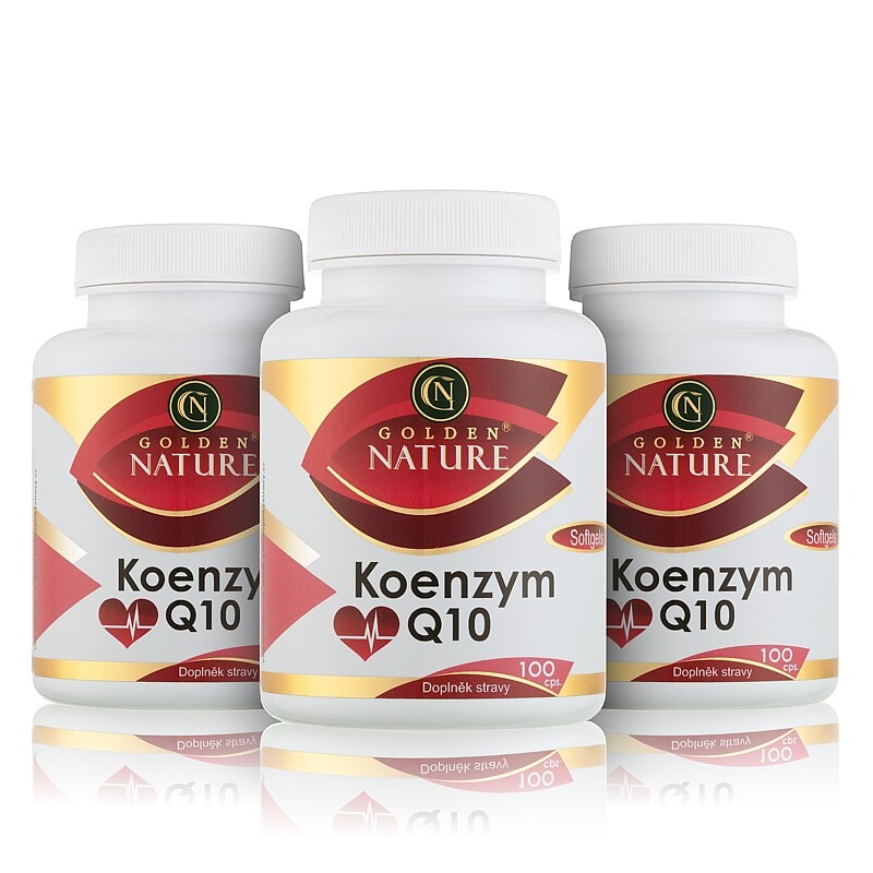 2+1 Golden Nature Koenzym Q10 100mg softgel 300 cps. - Golden Nature