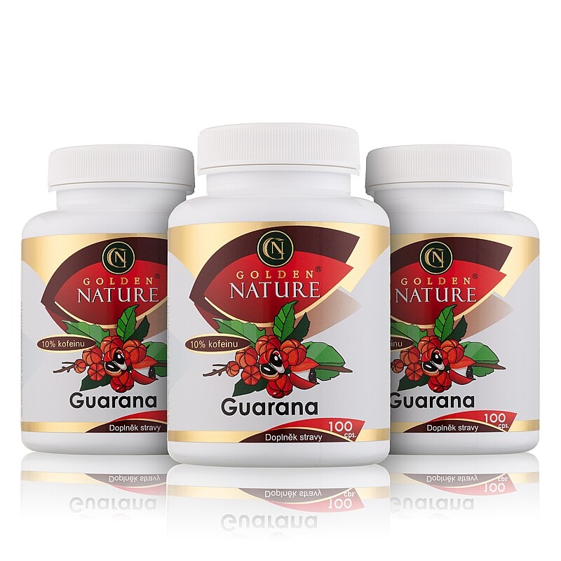 2+1 Golden Nature Guarana 10% kofeinu 300 cps. - Golden Nature