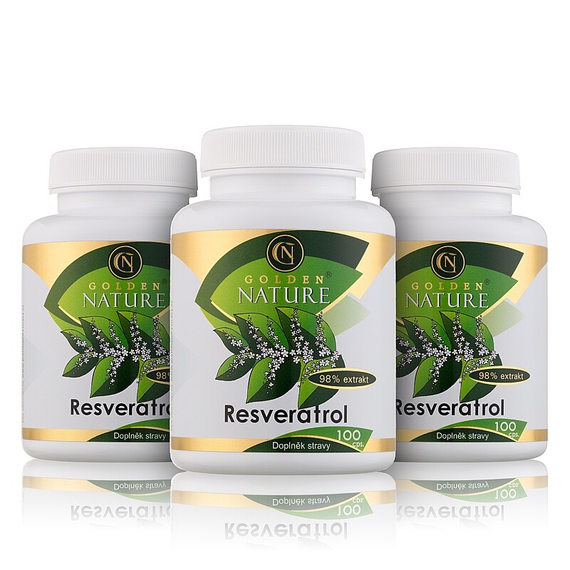2+1 Golden Nature Resveratrol 98% 300 cps. - Golden Nature