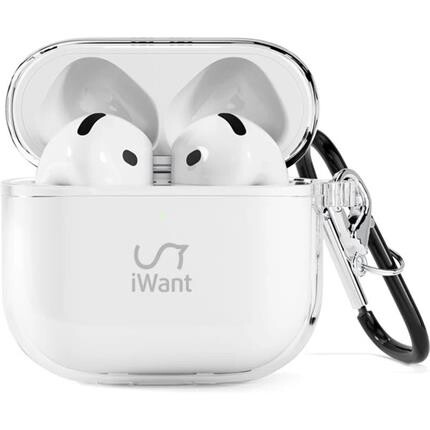 iWant obal pro Airpods 4/4 (ANC) transparentní