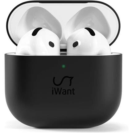 iWant silikonový obal pro Airpods 4/4 (ANC) černá