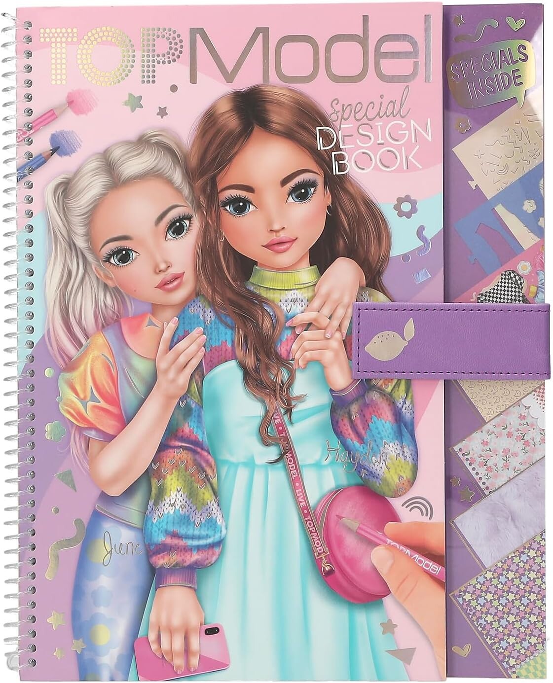 Top model Top model, 13584, Special design book 3, kreativní kniha se samolepkami