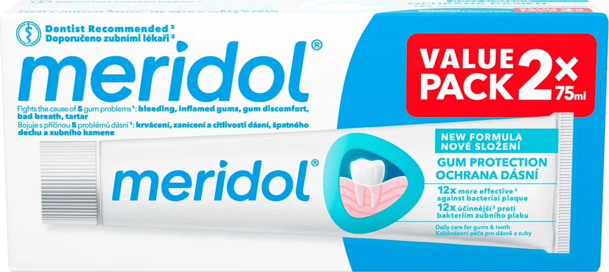 MERIDOL® zubní pasta pro ochranu dásní 2 x 75 ml