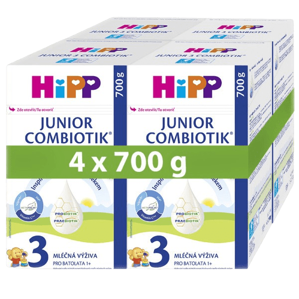 HIPP 3 Junior Combiotik mléčná výživa 4 x 700 g