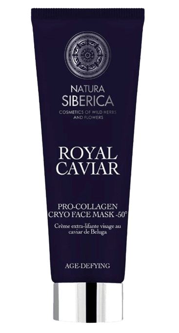 NATURA SIBERICA Royal Caviar Pro-kolagenová kryo maska na obličej -50° 75 ml