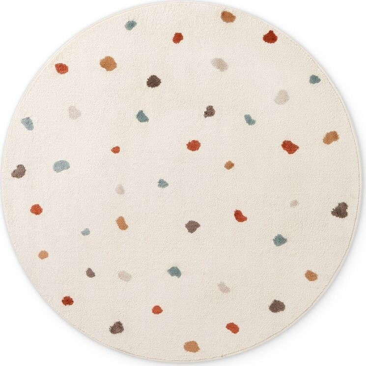 Krémový dětský koberec ø160 cm Funny Dots – Hanse Home