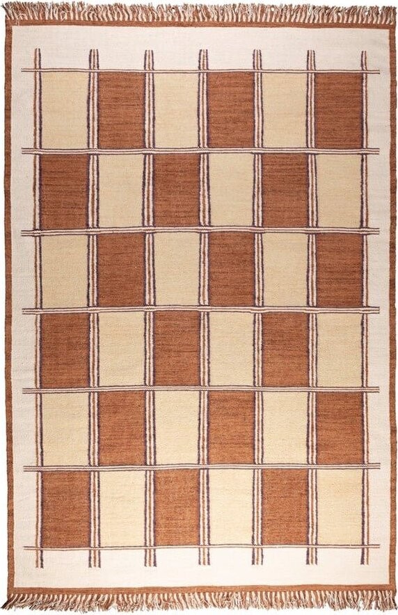 Bavlněný koberec v terakotové barvě 200x300 cm Gambit – Dutchbone