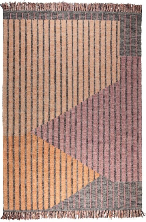 Růžový/broskvový bavlněný koberec 160x230 cm Hampton – Dutchbone