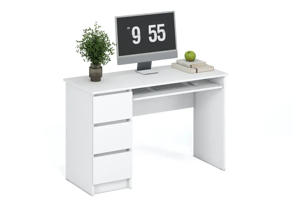 Halmar Psací stůl CINO - bílá