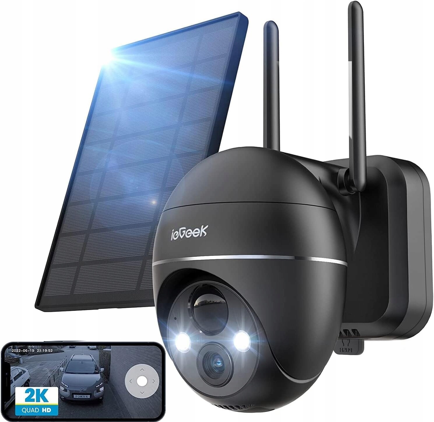 Bezpečnostní Kamera Iegeek ZS-GX1S Wifi Smart Venkovní Monitorování 2K