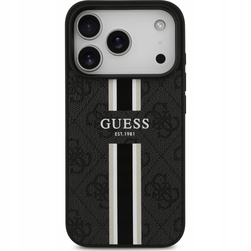 Pouzdro Guess pro iPhone 17 Pro Max, módní přiléhavý obal